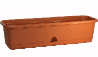 Балконный ящик 60 см с подд. терракот (арт. М3221)