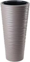 Горшок SAHARA SLIM 40, v = 13,7л с подд. (арт 2724)