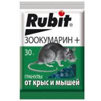 РУБИТ Зоокумарин + гранулы,  30гр. LETTO
