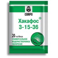 Хакафос COMPO (3-15-36), универс. водораств. удобрение, 20гр. ЛЕТТО