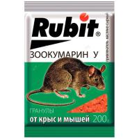 РУБИТ Зоокумарин + гранулы (сырный), 200гр. LETTO