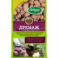 ДОБРАЯ СИЛА. Керамзит (дренаж) мелкий,  2 л. (упак. 10шт.)