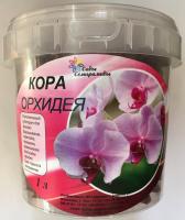 Кора галтованная (Грунт Орхидея №5), 1л, ведерко, ИП Сергеева *