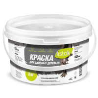 Краска садовая LISTOK  3,0кг, Идеальный сад