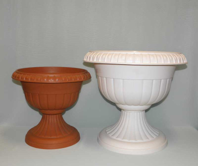 Вазон GAZON ROMA 6 широкий, ф=46см, V=23,5 (арт. 0089). Form Plastic