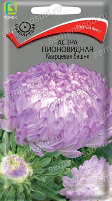 Астра пионовидная Кварцевая башня (однолетн), 0,3гр. Поиск