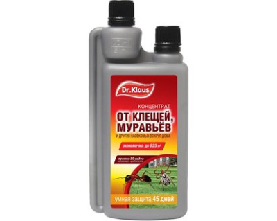 Dr. KLAUS. Концентрат от муравьев, клещей и др. насекомых, 250мл