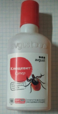 Клещевит Супер (от клещей), 100мл. Август
