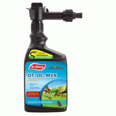 Dr. KLAUS Insect Super. Эжектор (концентр.) от мух, ос, др. насек., 1л