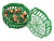 Корзина для луковичных овальная 20 grass green (трава зеленая), (арт. 1250). FP