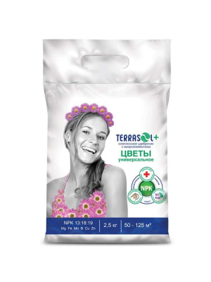 TERRASOL Цветы, 2,5кг. 