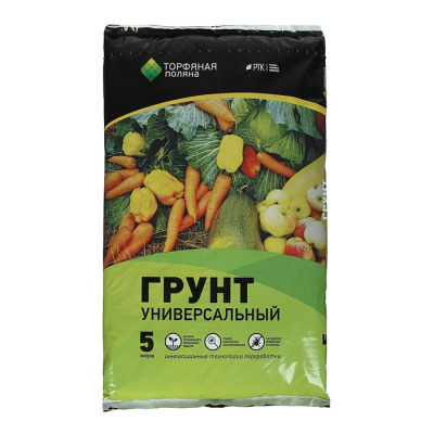 Грунт почвенный Универсальный,  5л, 