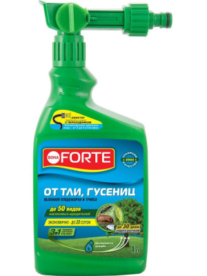 BONA FORTE. Эжектор концентрат от ТЛИ, ГУСЕНИЦ и др. насекомых,  1л