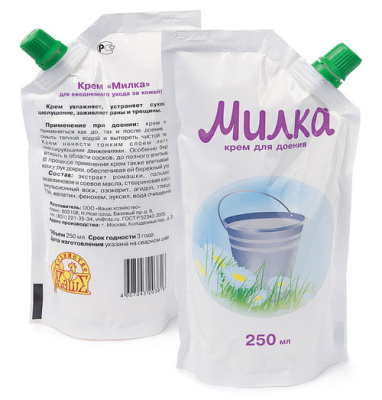МИЛКА крем для доения, 250мл. ВХ