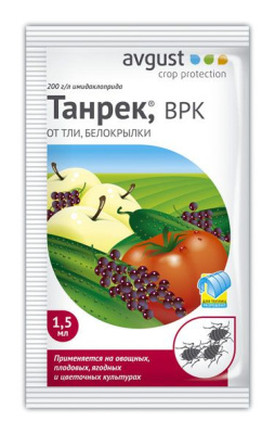 Танрек (от тли и др. сосущих), амп.  1,5 мл. Август