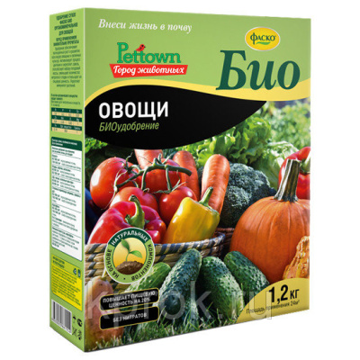 Овощи БИО, гранулированное, 1,2кг (коробка). 