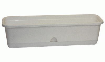 Балконный ящик 60 см с подд. мрамор (арт. М3221)