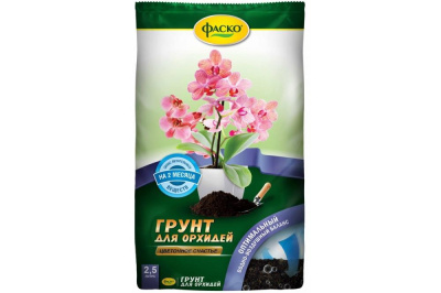 Грунт Цветочное счастье Орхидея, специализированный, 2,5л, 